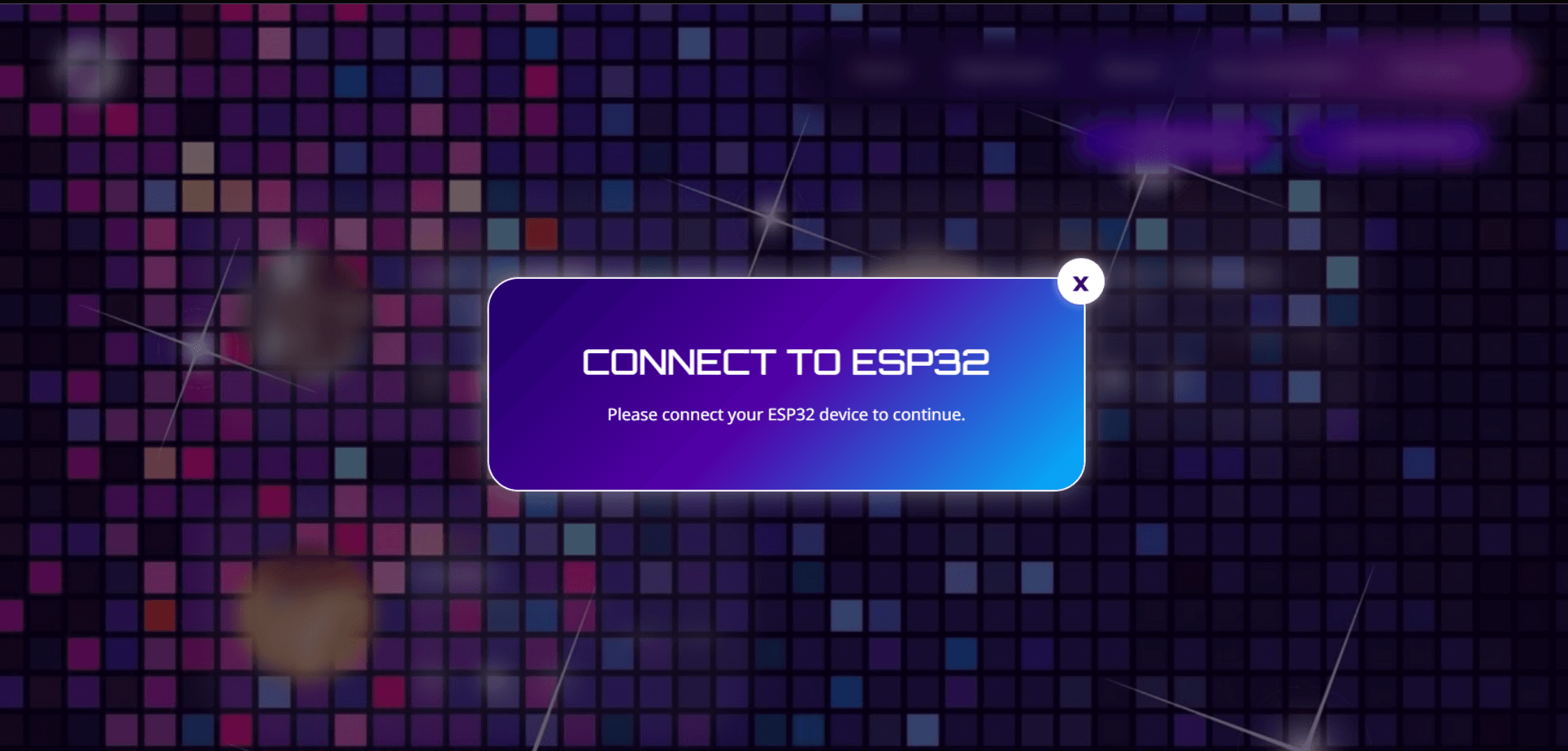 Connect to ESP32