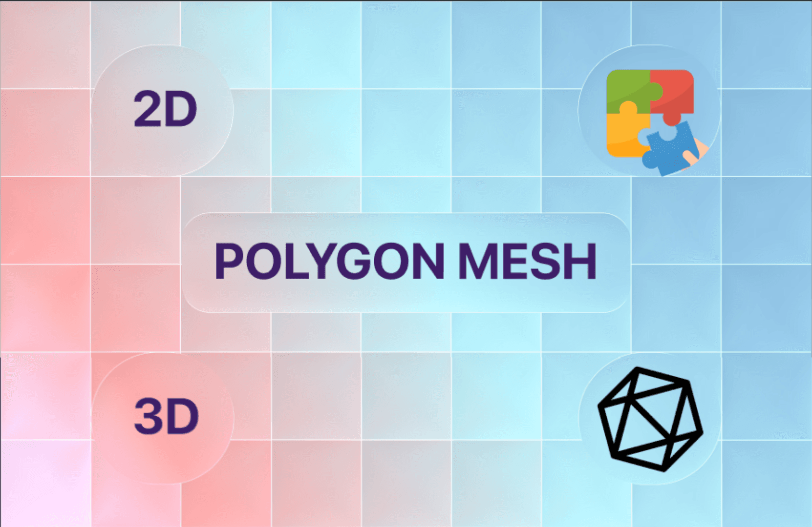Multimedia Learning Polygon Mesh